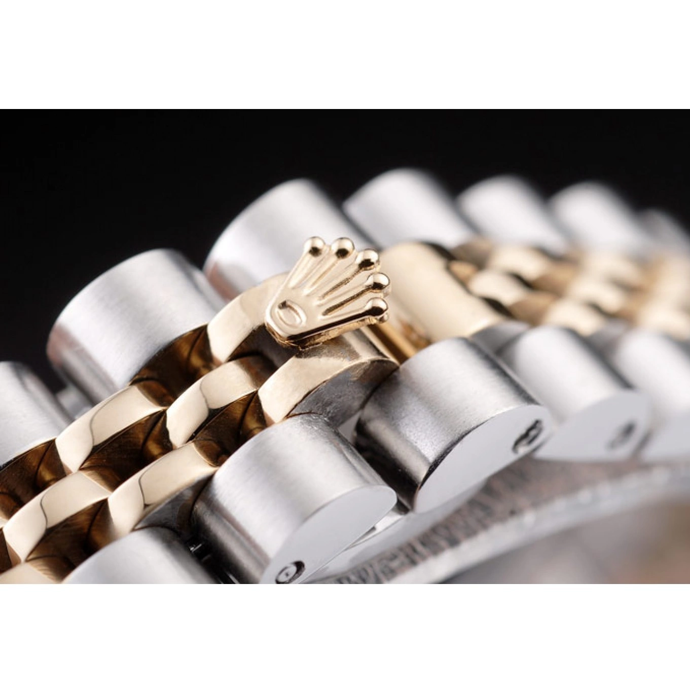Aaa replica watch Datejust Tone Two Yellow Gold Stainless 98078 Rolex Plated Steel 0724